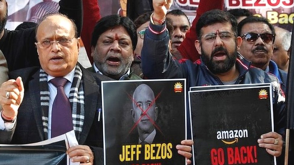 ਭਾਰਤੀ ਵਪਾਰੀ Amazon ਦੇ ਮਾਲਕ Jeff Bezos ਦਾ ਵਿਰੋਧ ਕਿਉਂ ਕਰ ਰਹੇ ਹਨ