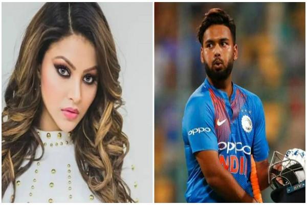 rishabh pant urvashi rautela block