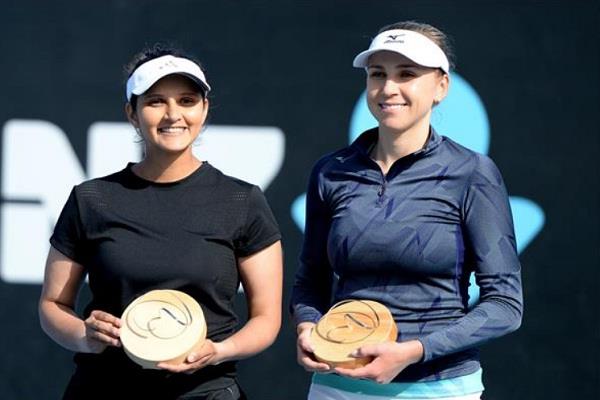 sania mirza doubles title great start