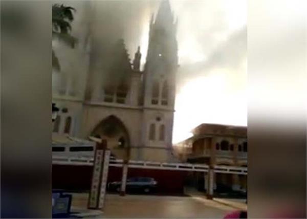 cathedral burned down in malabo
