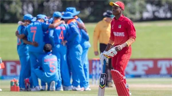 u 19  india beat zimbabwe by 89 runs