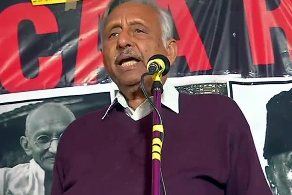 mani shankar aiyar enters shaheen bagh protest fearmongers over caa