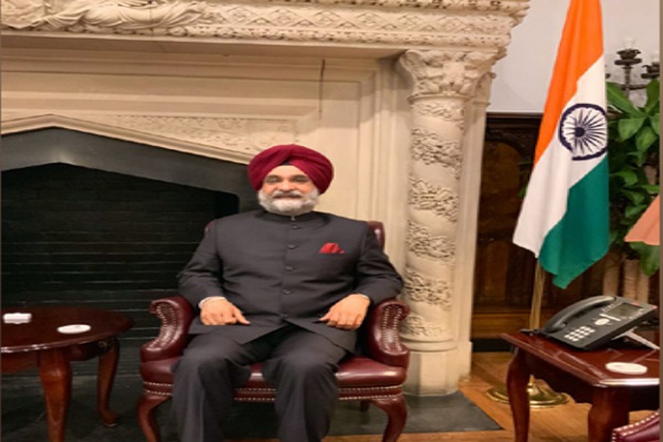 ਤਰਨਜੀਤ ਸਿੰਘ ਸੰਧੂ ਨੇ US 'ਚ ਭਾਰਤ ਦੇ ਨਵੇਂ ਅੰਬੈਸਡਰ ਵਜੋਂ ਸੰਭਾਲਿਆ ਅਹੁਦਾ