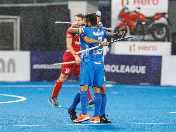 fih pro league hockey  india beat world champions belgium 2 1