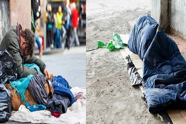 england  homeless people