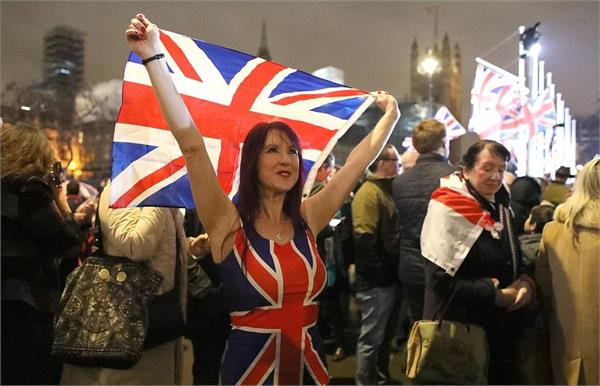 brexit celebration of separation from eu celebrated in britain