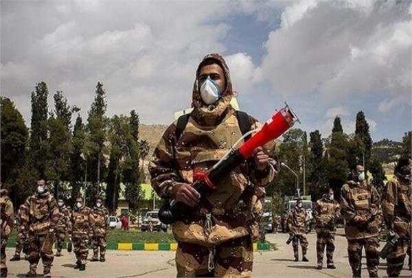 iran parades medical gear not missiles on army day
