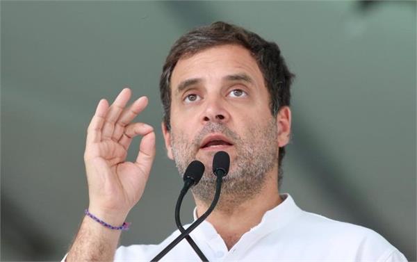 rahul gandhi slams govt for allowing use of rice to make sanitise