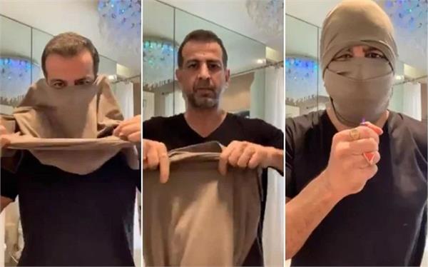 ronit roy made mask with old t shirt amid coronavirus video goes viral