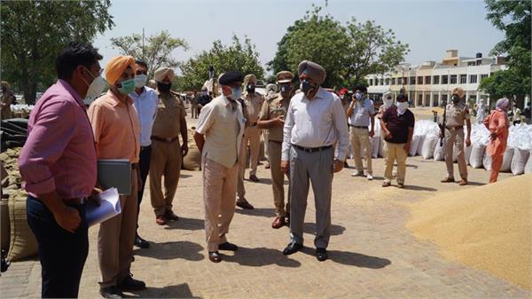 senior adviser to the chief minister visited the grain market
