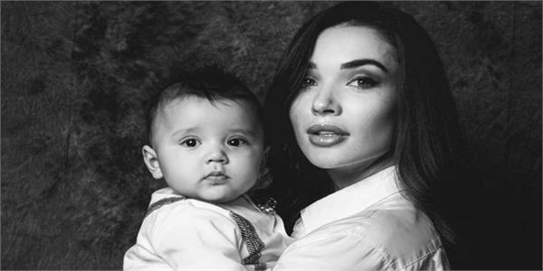 amy jackson  s son andreas turns 8 months old  see cute picture