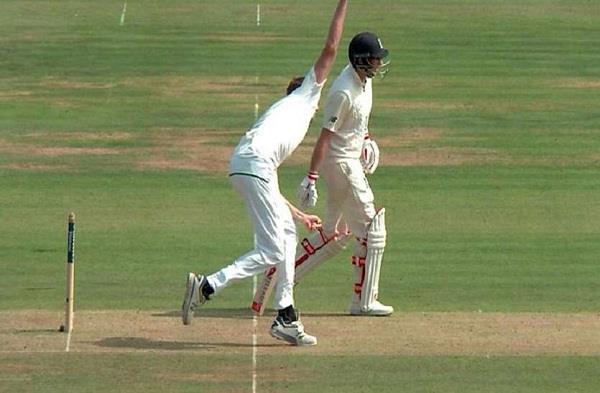 the third umpire will see the front foot no ball