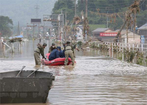 japan floods 13 lakh people affected
