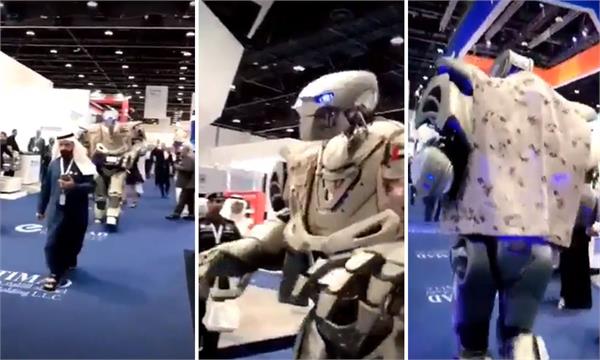 the truth of the viral video of the robot bodyguard of the bahrain king