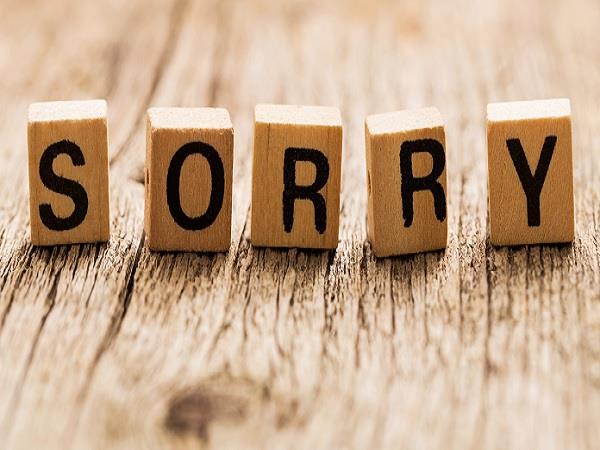 sorry  mistakes  posts