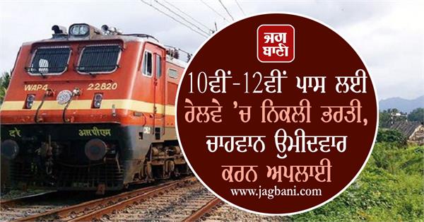 railway recruitment 2021