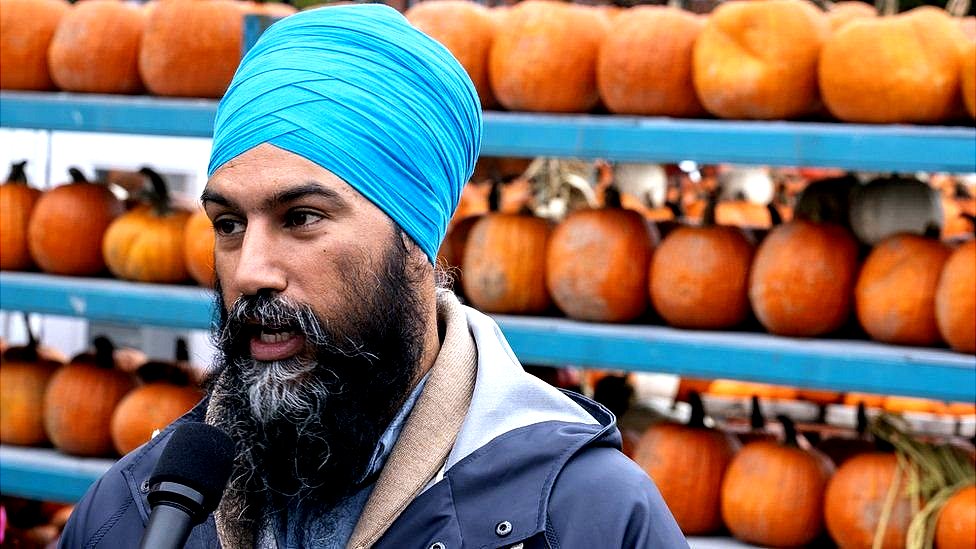 ਕੈਨੇਡਾ ਚੋਣਾਂ : ਜਗਮੀਤ ਸਿੰਘ ਦੀ ਐੱਨਡੀਪੀ ਮੁੜ ਬਣ ਸਕਦੀ ਹੈ ''''ਕਿੰਗ ਮੇਕਰ'''' - ਪ੍ਰੈਸ ਰਿਵਿਊ