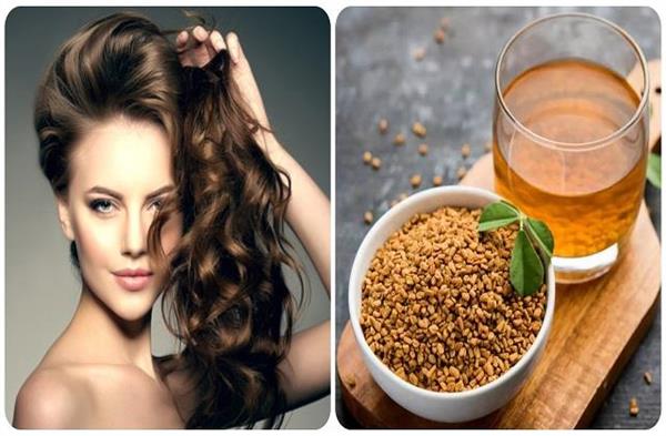 apply hair pack with fenugreek seeds to make hair long and soft