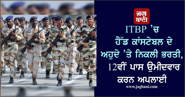 itbp recruitment 2022