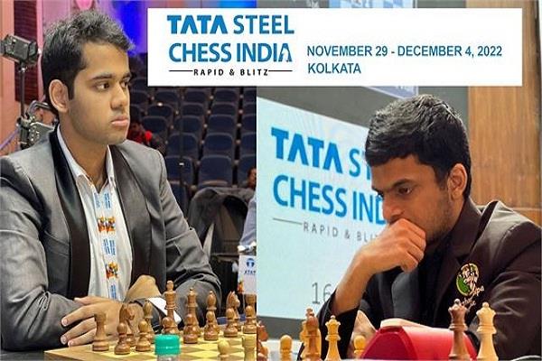tata steel rapid and blitz   arjun and nihal  s brilliant start