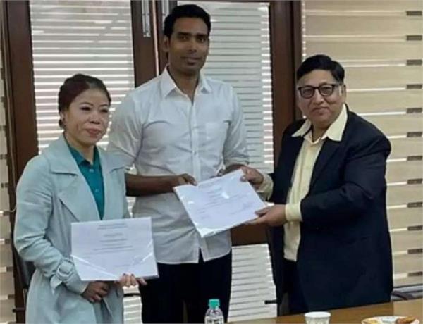 mary kom elected chairperson of athletes commission