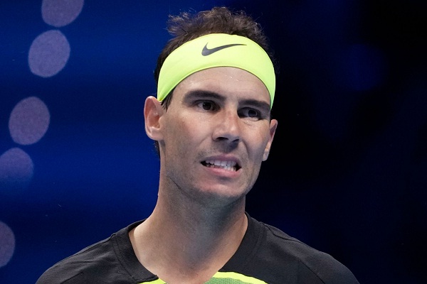 ਹਾਰ ਤੋਂ ਬਾਅਦ ਨਡਾਲ ਏਟੀਪੀ ਫਾਈਨਲਜ਼ ਤੋਂ ਬਾਹਰ, ਰੂਡ ਸੈਮੀਫਾਈਨਲ ਵਿੱਚ