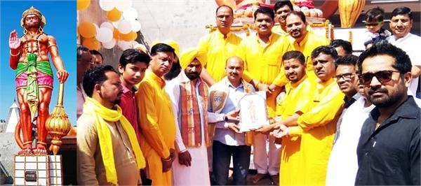 establishment of 41 feet high statue of shri hanuman ji 