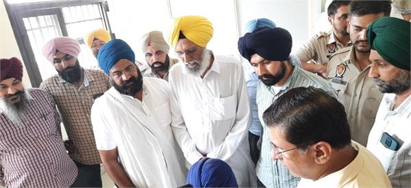 mla sohal  tehsil complex  raid  bribery