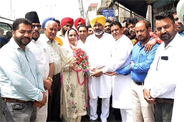 finance minister cheema manpreet kaur toor hind samachar  sub office sangrur