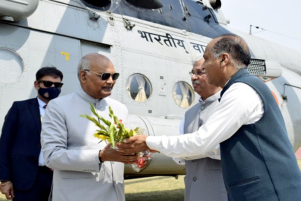 ਰਾਸ਼ਟਰਪਤੀ ਰਾਮਨਾਥ ਕੋਵਿੰਦ 2 ਦਿਨਾਂ ਦੌਰੇ ''ਤੇ ਪਹੁੰਚੇ ਹਿਮਾਚਲ