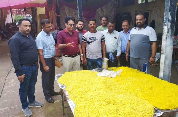 mata chintapurni mela  langar  district health officer  checking