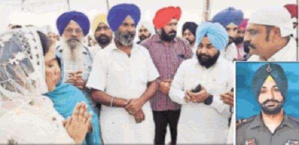 mla kunwar pratap demanded relief 1 crore from government to martyrs family