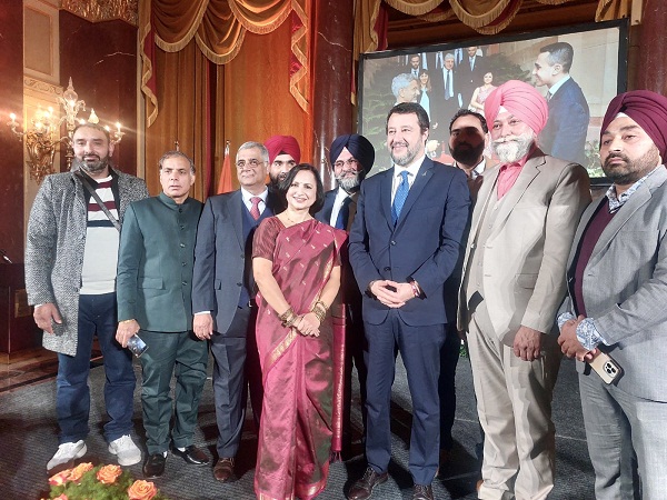 ਇਟਲੀ-ਭਾਰਤ ਦੇ ਰਾਜਨੀਤਕ ਸਬੰਧਾਂ ਦੇ 75 ਸਾਲ ਪੂਰੇ, ਉੱਪ ਪ੍ਰਧਾਨ ਮੰਤਰੀ ਸਾਲਵਿਨੀ ਨੇ ਦਿੱਤੀ ਵਧਾਈ