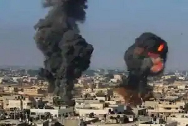ਰਾਕੇਟ ਹਮਲੇ ਤੋਂ ਬਾਅਦ ਇਜ਼ਰਾਈਲੀ ਜਹਾਜ਼ਾਂ ਨੇ ਗਾਜ਼ਾ 'ਚ ਅੱਤਵਾਦੀਆਂ ਦੇ ਟਿਕਾਣਿਆਂ ਨੂੰ ਬਣਾਇਆ ਨਿਸ਼ਾਨਾ