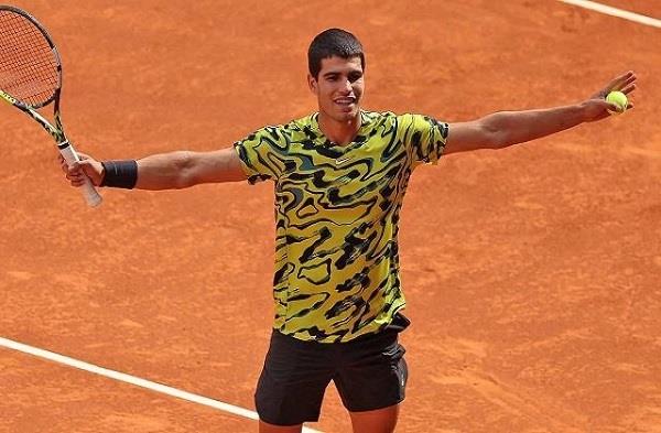 madrid open   alcaraz in the semi finals after hard work