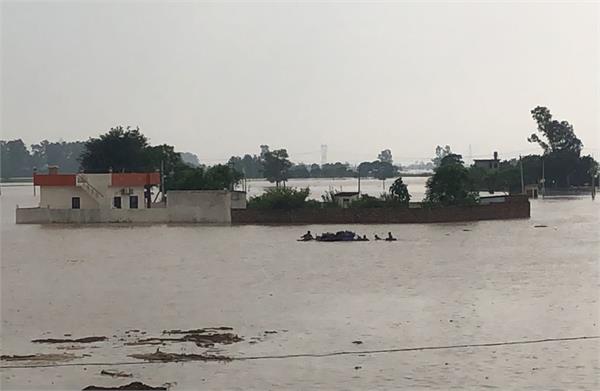 the fury of beas in the mand region of bhulath