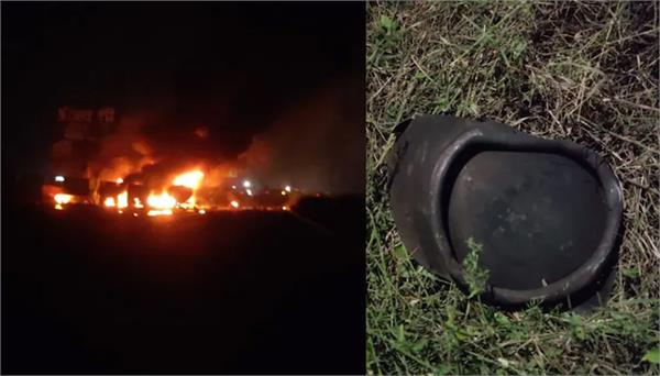 gas tanker overturns on highway