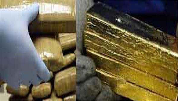 smuggling of drugs and gold through planes in full swing 