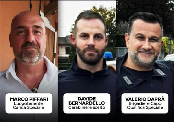 three carabinieri police officers killed in deadly explosion in verona