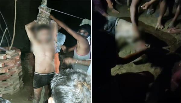 young man brutally beaten