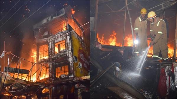 terrible fire in restaurant