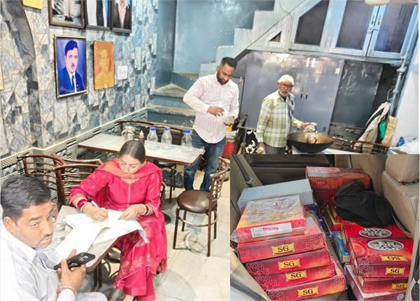 575 kg of sweets coming from chandigarh seized on suspicion