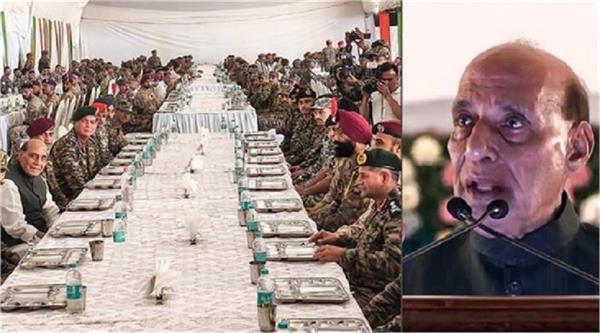 defence minister rajnath singh told the soldiers