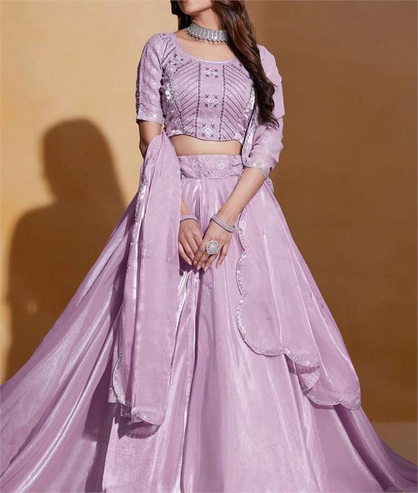 same color  lehenga choli  young women  royal look