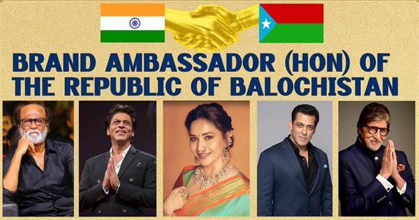 salman  rajinikanth and madhuri appointed as brand ambassadors of balochistan