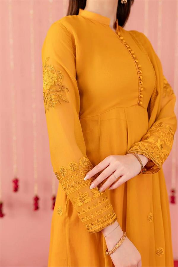 fashion  mustard color  dress