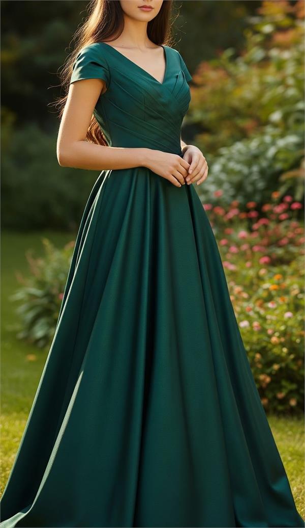 satin dresses are giving young girls a royal look