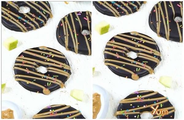 apple donuts  sweet  recipe  healthy