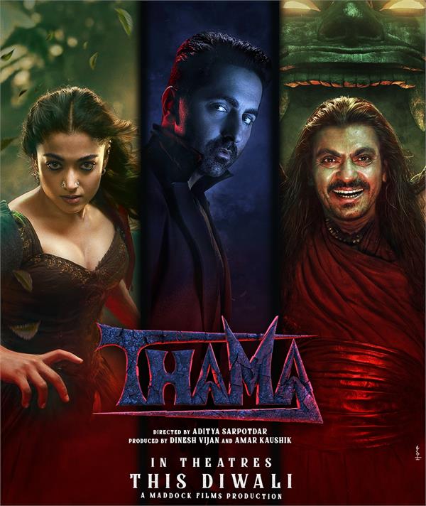 thama   is the next installment in the horror comedy universe  ayushmann khurrana