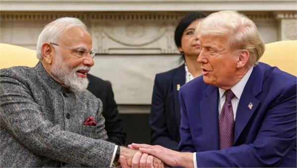 pm modi welcomed the agreement on trump  s peace
